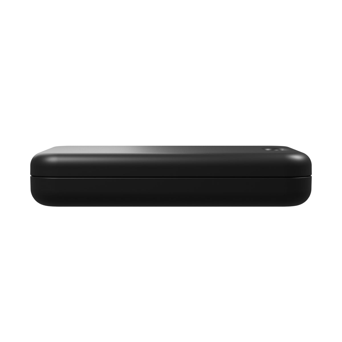 Orbit Tag Duo key tracker in black, side view